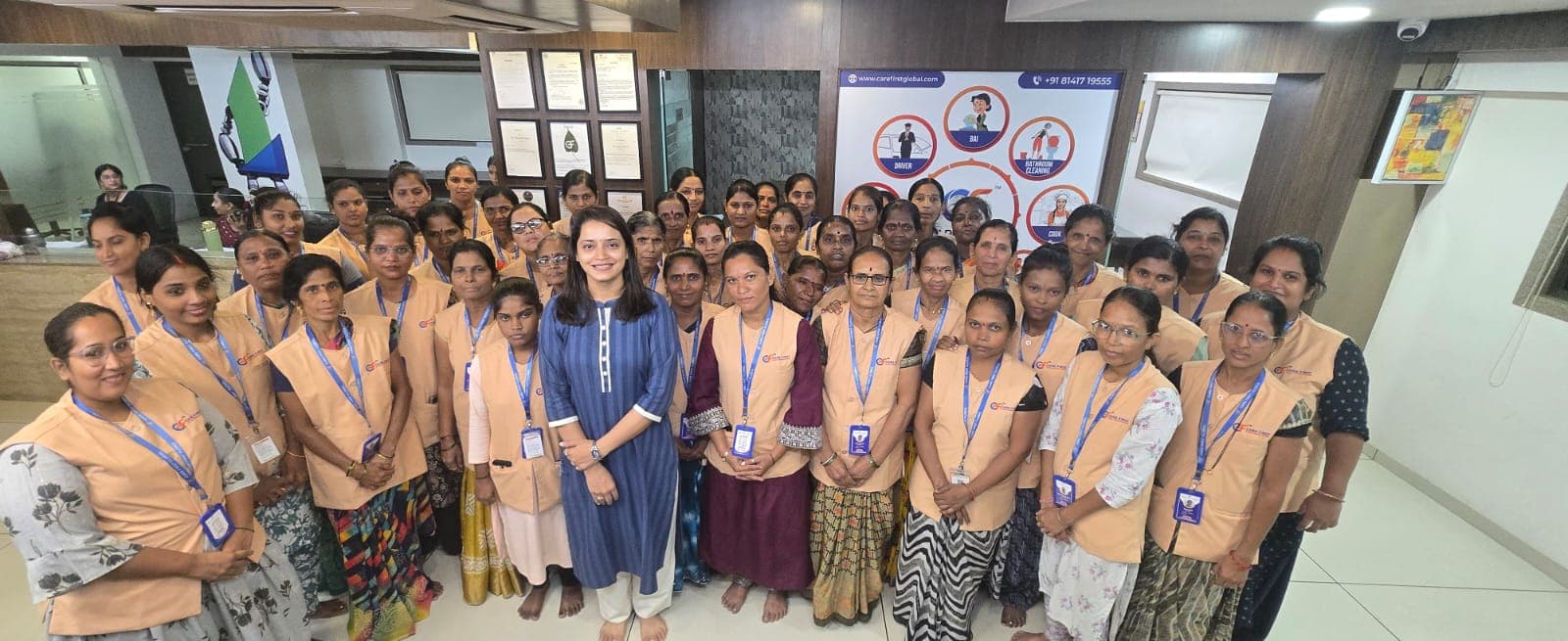 Four CareFirst women service professionals